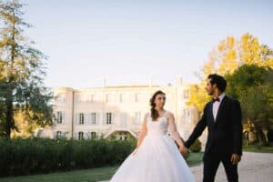 Photographe de mariage au château d'Estoublon